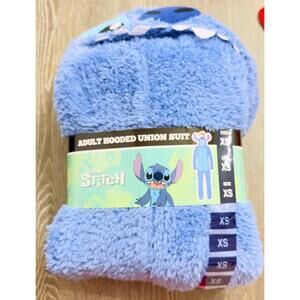 Disney Stitch Unisex Adult Hooded Union Suit Women Size XL